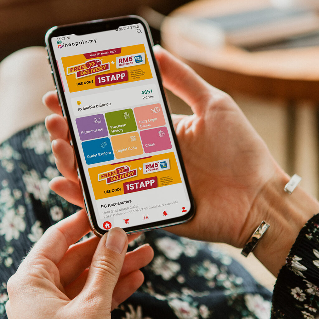 Pineapple - eCommerce mobile app with product catalog and seamless checkout